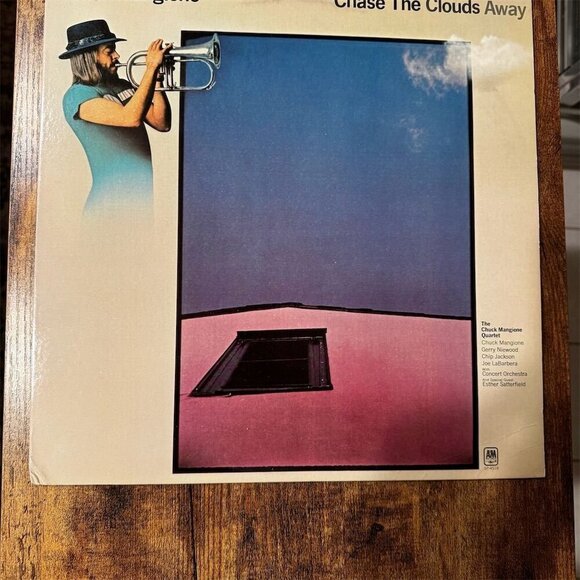 Chuck Mangione - Chase The Clouds Away LP Jazz Vinyl Record 1975 VG+ - Picture 1 of 6